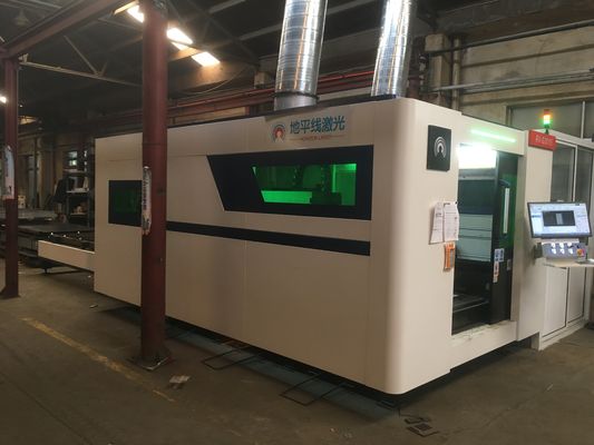 máquina do corte e de gravação do laser da fibra 2KW de 3000mm