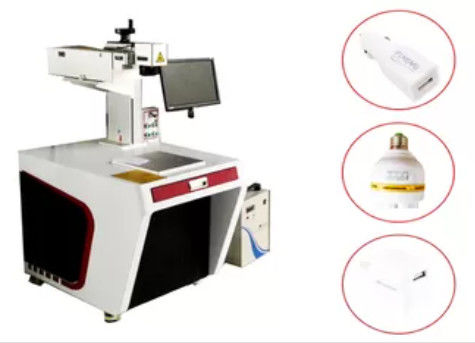 10μrad não máquina de gravura UV do laser do metal 100kHz