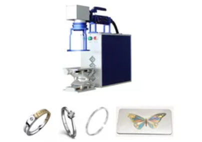 Máquina da marcação do laser da fibra do metal 50W 3d da cor de Mopa