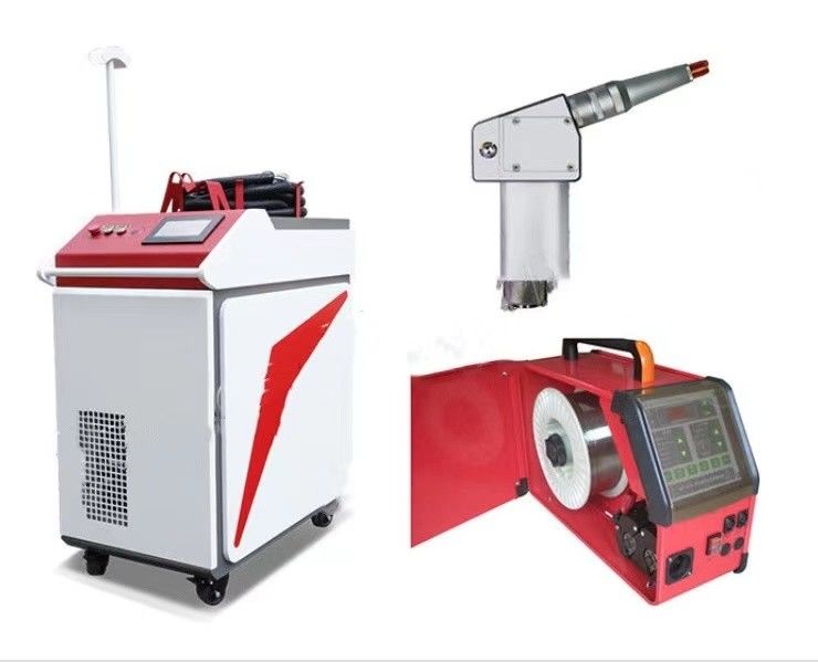 Pêndulo dobro Handheld refrigerar de água do soldador 1000W do laser do OEM 8m