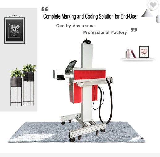 Máquina automática da marcação do laser da mosca de 30w 1060mm, gravura do laser no papel