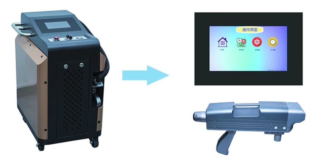 Pintura do laser do pulso 200W 0.05mm e ferramenta da remoção de oxidação