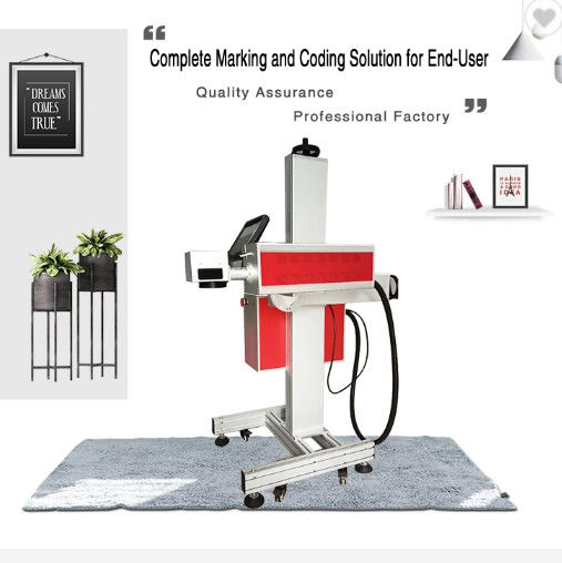Máquina automática da marcação do laser da mosca de 30w 1060mm, gravura do laser no papel