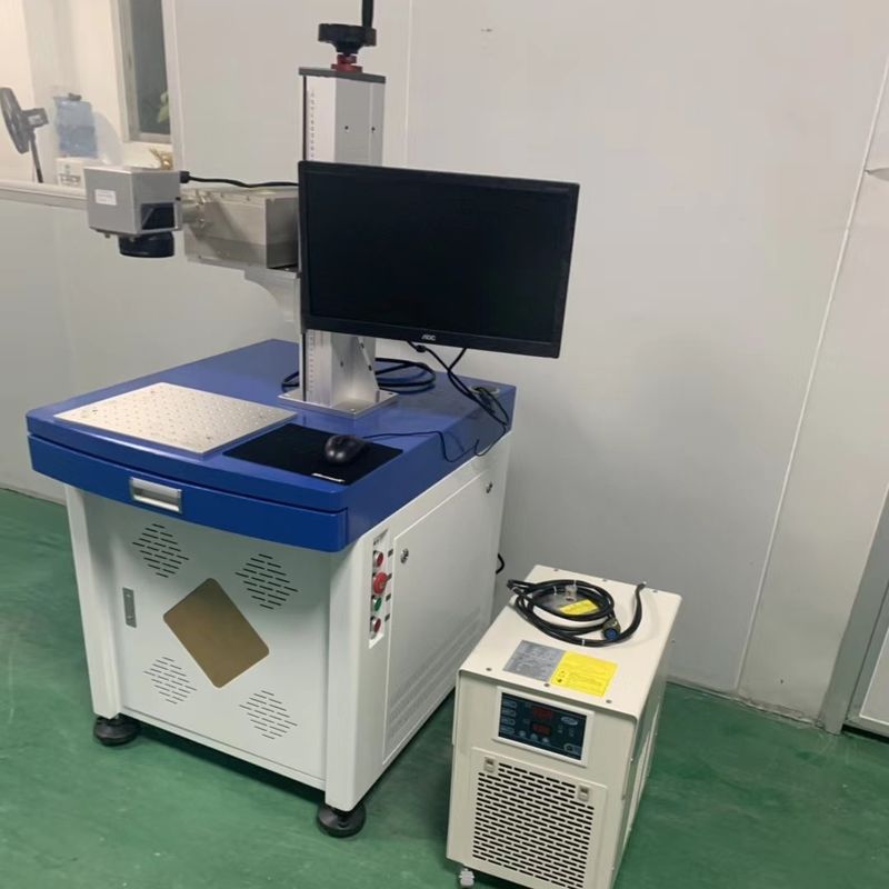10μrad não máquina de gravura UV do laser do metal 100kHz