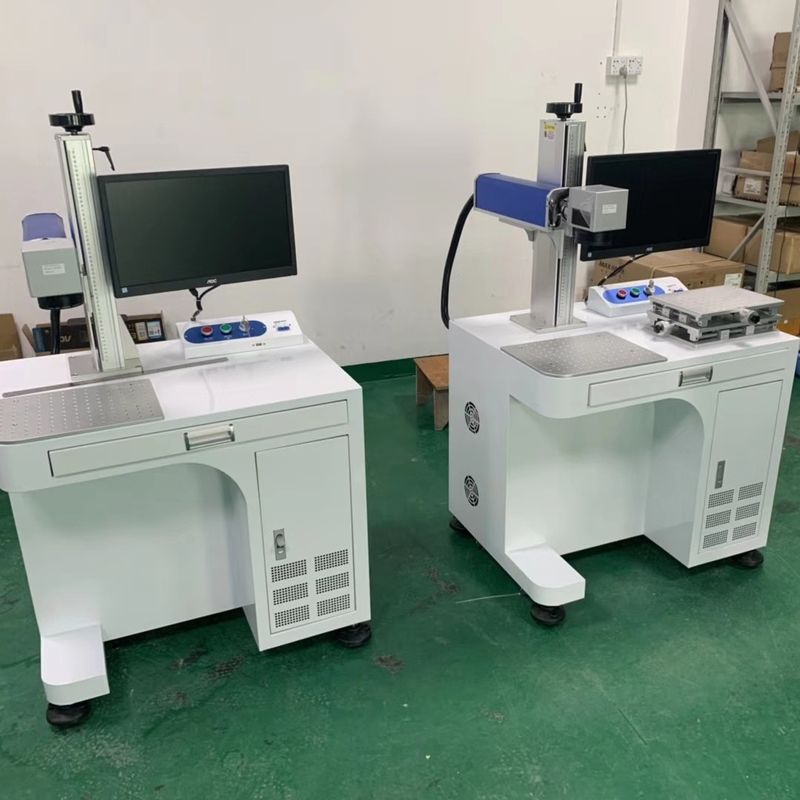 Máquinas de marcação do laser do metal 30W 60khz, máquina da marcação do laser para o plástico