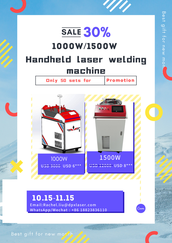 sobreposição refrigerar de água da máquina de soldadura do laser de 1000W 1080nm Handheld