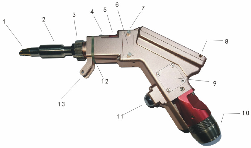 soldador Handheld 1080nm Maxphotonics do laser de 2000W CW com o auto remetente do fio